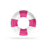 wd lifestyle wd lifestyle salvagente gonfiabile decorazione fasce bianche e rosa