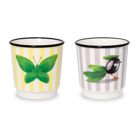 wd lifestyle wd lifestyle set 2 bicchierini caffe decoro farfalla e oliva ean 8055035684253