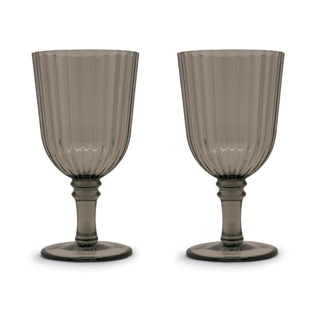 wd lifestyle wd lifestyle set 2 calici in acrilico 460 ml marrone ean 8053300574452