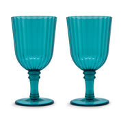 WD LifeStyle Set of 2 Acrylic Goblets 460 ml Turquoise