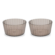 WD LifeStyle Set of 2 Acrylic Cups 490 ml Brown