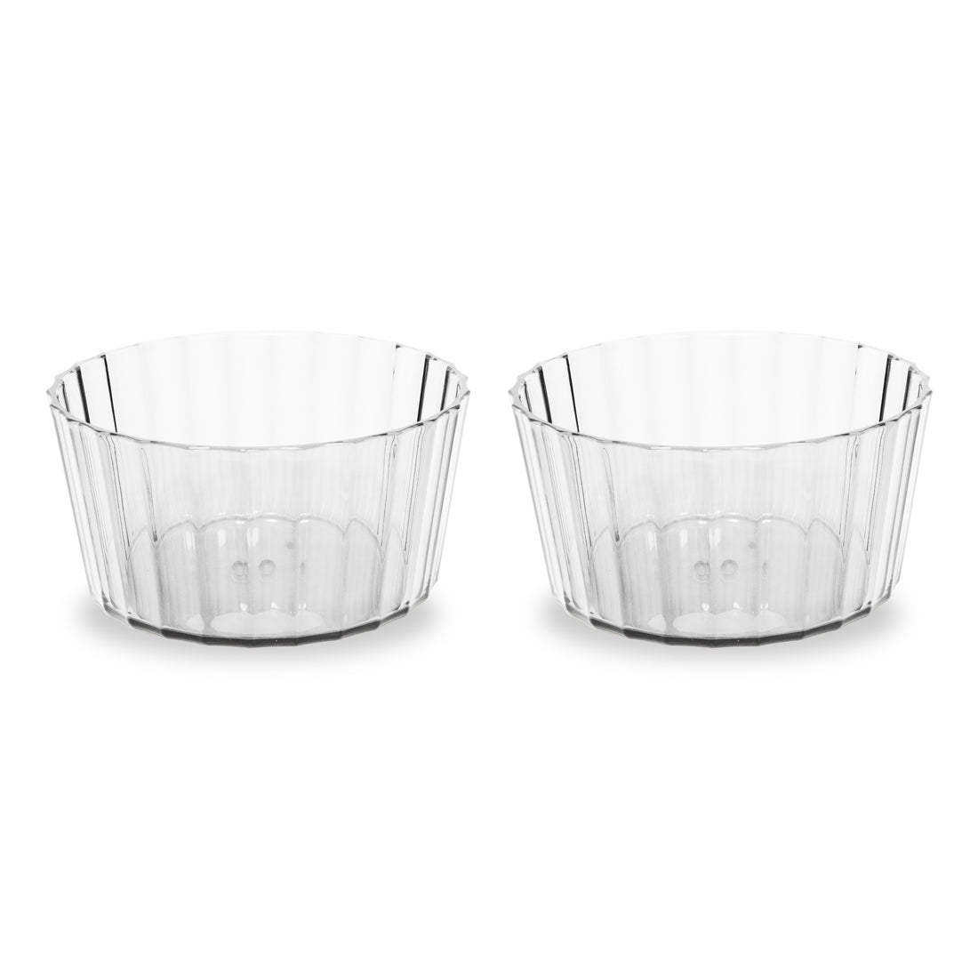 wd lifestyle wd lifestyle set 2 coppette in acrilico 490 ml trasparente ean 8055035684437
