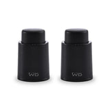 wd lifestyle wd lifestyle set 2 tappi ermetici per bottiglia di vino nero ean 8055035683188