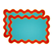 WD LifeStyle Set of 2 Red Cotton Placemats