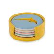 wd lifestyle wd lifestyle set 4 sottobicchieri d 10 cm con decori misti ean 8055035680279