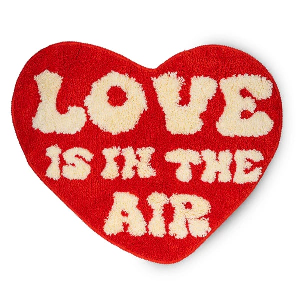 wd lifestyle wd lifestyle tappeto colorato e vivace decoro love is in the air 65 x 55 cm rosso ean 8055035682822