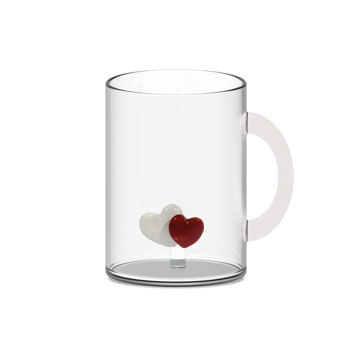 wd lifestyle wd lifestyle tazza vetro borosilicato cc 420 ml decoro cuori ean 8055035681849