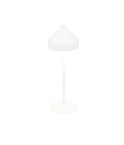 Saffron Amelie Table Lamp D 120 Mm H 340 Mm Matt White