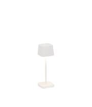 Zafferano Ofelia Micro Table Lamp H 200 Mm 67 x 67 Mm Matt White