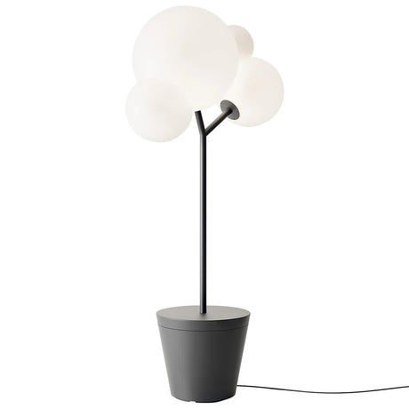 zafferano zafferano piantana tree of light h 185 cm diffusore bianco struttura nero ean 8054040729393
