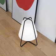 Zafferano Poldina Pro Portable LED Touch Dimmable Table Lamp White