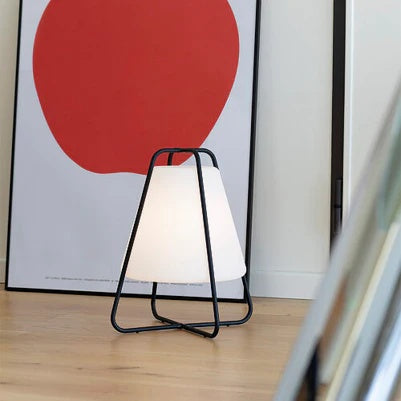 zafferano zafferano teepee lampada da tavolo portatile ledtouch dimmer nero ean 8054040727443