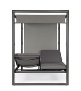 bizzotto bizzotto daybed konnor antracite struttura alluminio 213 x 149 x 196 cm tessuto idrorepellente ean 8051836690134