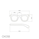 okkia okkia occhiale da lettura mod firenze premontato soft touch translucent smoke diottrie 2 50 ean 8056211374869