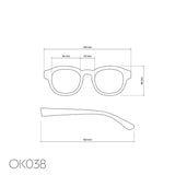 okkia okkia occhiale da lettura mod nashville premontato soft touch spring anti luce blu havana diottrie 2 00 ean 8056211375002