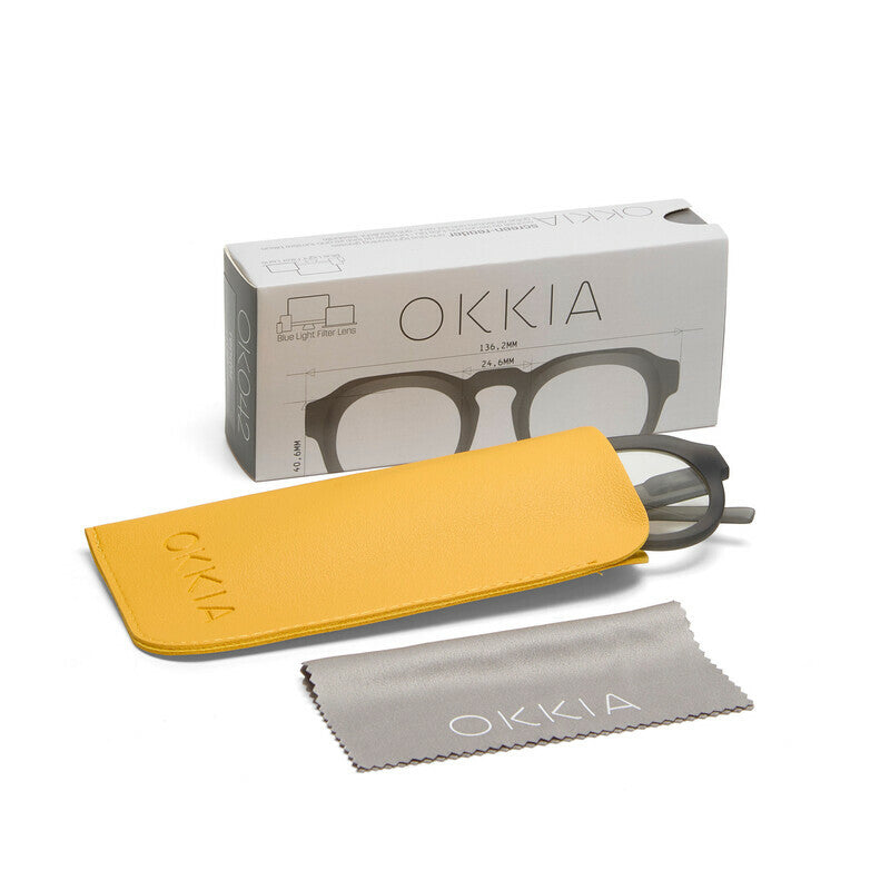 okkia okkia occhiale da lettura mod zeno premontato soft touch translucent smoke diottrie 2 00 ean 8056211375453