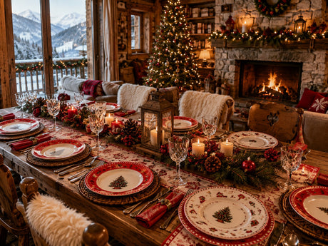 ad trend ad trend servizio piatti albero di natale in porcellana 18 pezzi ean 8057586228603