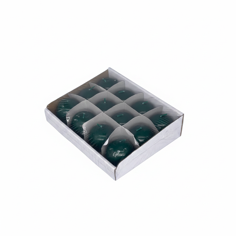 Candela sfera verde arpimex mm 50 speciale per eventi, centrotavola, decorazioni cerimonie ean 8018318331893