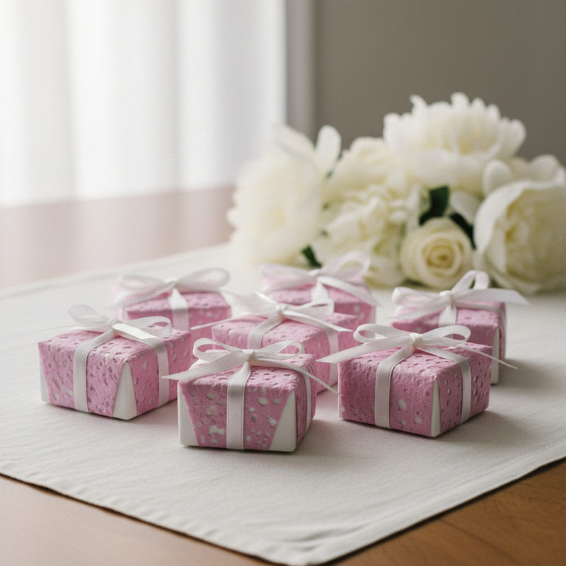 Decora con stile la carta decorativa Arpimex Roccia d'Acqua Rosa, effetto texture premium. Per bomboniere e cerimonie. ean 8018318293290