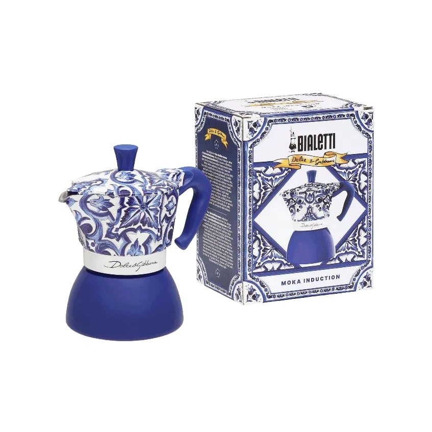 bialetti bialetti moka induction dolcegabbana blu mediterraneo 4 tazze ean 8006363043830