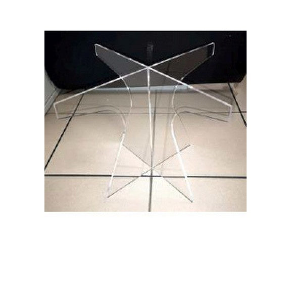 bigiemme bigiemme alzata plexiglass trasparente per top led 48x48 cm h 20 cm