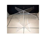 bigiemme bigiemme alzata plexiglass trasparente per top led 48x48 cm h 30 cm