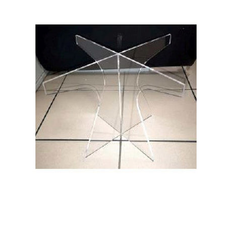 bigiemme bigiemme alzata plexiglass trasparente per top led 48x48 cm h 50 cm