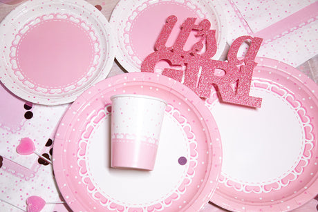 bigiemme bigiemme bicchiere carta 250 ml baby cuori rosa 8 pz ean 8054317181961