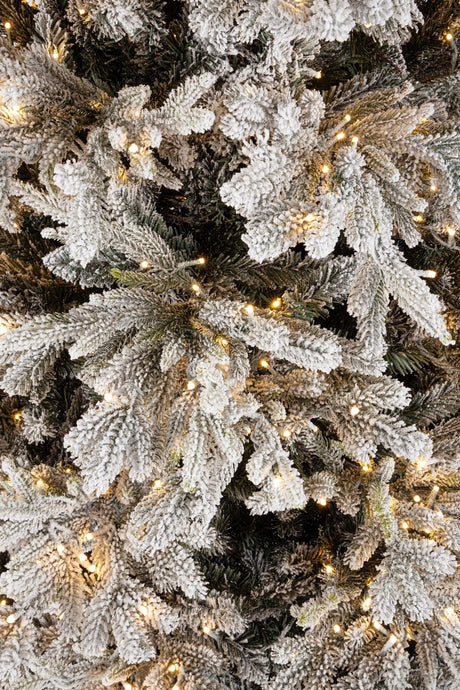 bizzotto bizzotto albero di natale berskshire innevato h 180 cm d 114 cm 3 386 rami 1 300 luci bianco ean 8051836720183