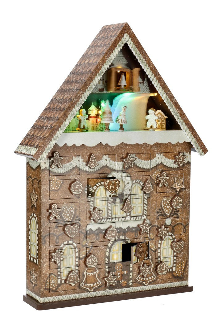 bizzotto bizzotto calendario avvento di natale joleen casa h 615 cm 39 x 105 cm con musica ean 8051836758339