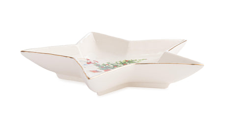 bizzotto bizzotto piatto decorativo di natale lovable stella 18 x 17 x 38 cm bianco ean 8051836752764