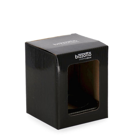 bizzotto bizzotto portacandela lavish con ghirlanda di natale h 12 cm d 9 cm con scatola regalo ean 8051836752146