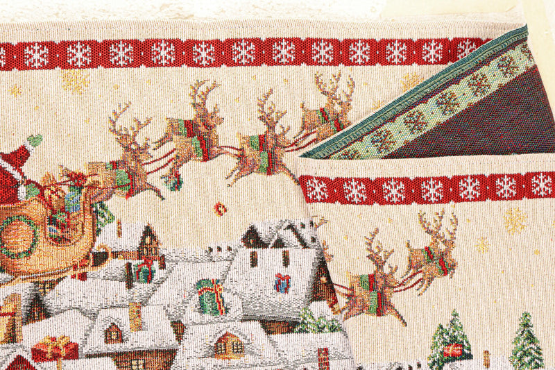 bizzotto bizzotto runner di natale lapland 183 x 33 cm bianco ean 8051836704039