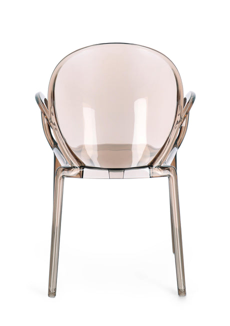 bizzotto bizzotto sedia camilla con braccioli h 87 cm p 52 cm l 58 cm caffe ean 8051836665682