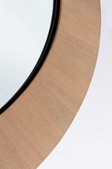 bizzotto bizzotto specchio con cornice amyris d 127 cm l 8 cm legno frassino ean 8051836762183