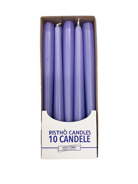 immagine-2-cereria-di-giorgio-candele-coniche-d-22-cm-h-25-cm-lavanda-10-pz-ean-8006545107534