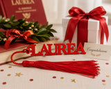 cupidoco cupidoco decorazione laurea rossa con nappa applicazione elegante per bomboniere 65 cm 12 pz ean 8058196000542
