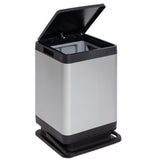 dea home dea home pattumiera tokyo 60l effetto alluminio 38 x 425 cm h 58 cm bidone rifiuti pratico ed elegante ean 8009371046107