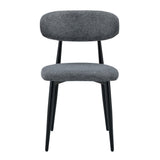 di mo commerciale di mo commerciale sedia alma in poliestere con gambe in metallo nere sedia design moderna e resistente ean 8010402524365