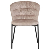 di mo commerciale di mo commerciale sedia jackie in tessuto beige con gambe nere in metallo sedia design moderna ean 8010402506934