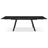 di mo commerciale di mo commerciale tavolo allungabile trevor 160 240 x 90 cm h 75 cm piano in ceramica nero marmorizzato ean 8010402496037