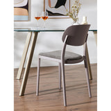 di mo di mo sedia yulia in pp con seduta in tessuto beige 515 x 42 x 815 cm sedia moderna e resistente ean 8010402523252