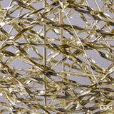 edg enzo de gasperi edg enzo de gasperi albero di natale led intreccio 30 microled h 40 cm l 34 cm l 10 cm ip20 gold ean 8059824545923