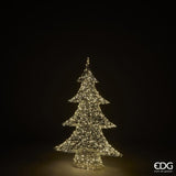 edg enzo de gasperi edg enzo de gasperi albero di natale led pearls 600 microled h 100 cm l 66 cm l 19 cm ip44 light gold ean 8059824546760