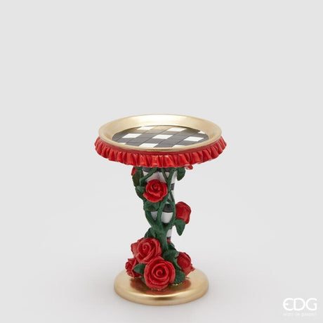 edg enzo de gasperi edg enzo de gasperi alzata decorativa natalizia calze a righe h 20 cm l 16 cm l 16 cm poliresina bianco nero ean 8059824531551