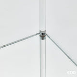 edg enzo de gasperi edg enzo de gasperi alzata decorativa splendor quadrata h 78 cm l 35 cm l 35 cm vetro natural ean 8059824514998