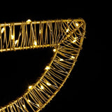 edg enzo de gasperi edg enzo de gasperi angelo natalizio flat con 150 microled h 40 cm metallo avorio ean 8059824211347