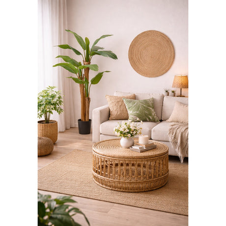 edg enzo de gasperi edg enzo de gasperi banano con vaso pianta artificiale h 150 cm verde ean 8059824607126