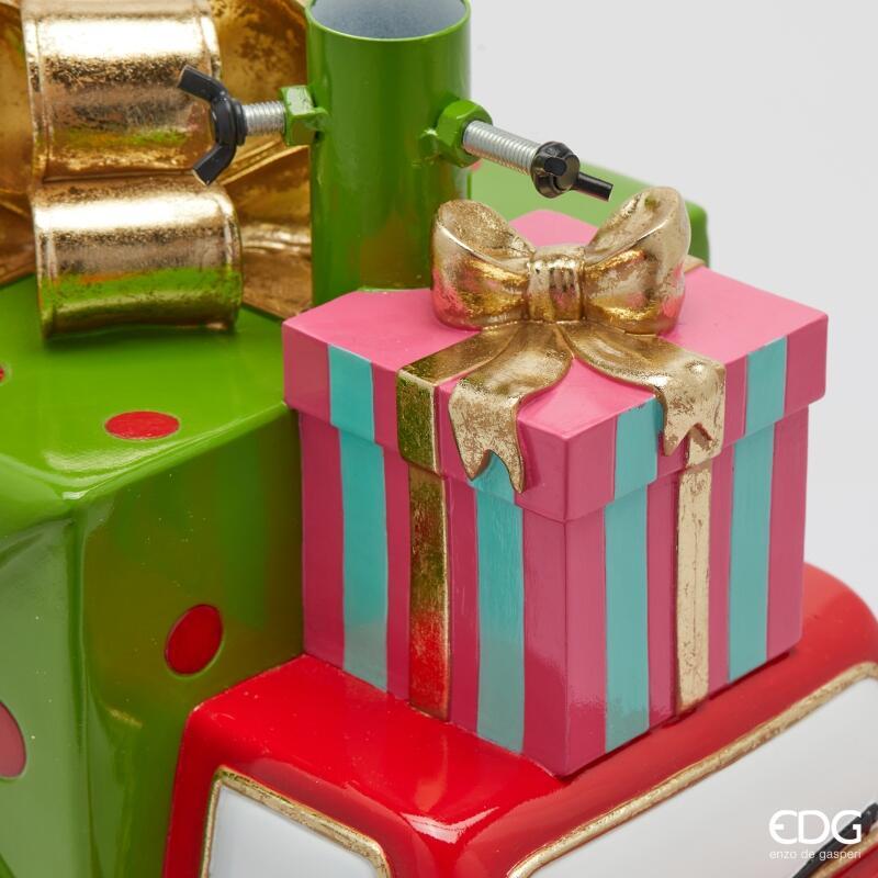 edg enzo de gasperi edg enzo de gasperi base pino furgone di natale h 37 cm l 45 cm l 24 cm green red ean 8059824559333