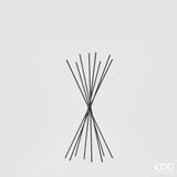 edg enzo de gasperi edg enzo de gasperi bastoncini neri per profumatore in plastica h 35 cm cf 6 pz confezione regalo ean 8059824074119